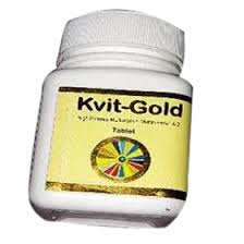 Tablet Kvit Gold (pot) (30pcs)